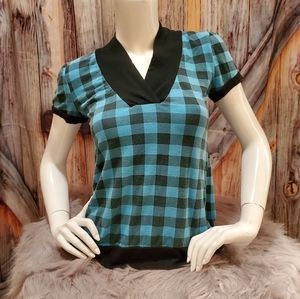 Plaid tee shirt